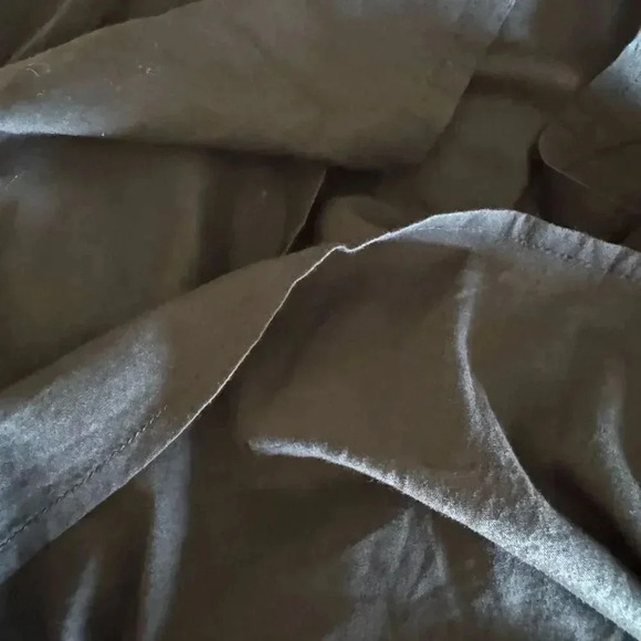 ABLE Jane Long Sleeve Cotton Minimalist Bohemian Maxi Dress  Black SZ XL #2017 - Picture 13 of 16